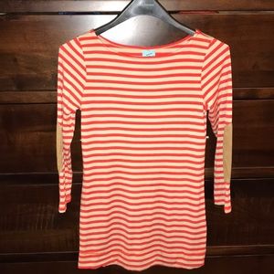 Striped 3/4 sleeves length